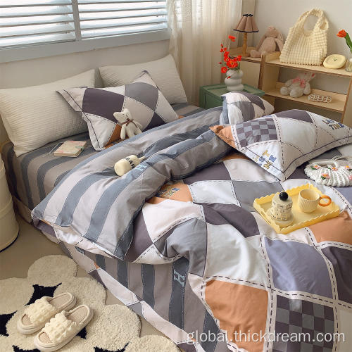 luxury customized four piece bedding set for wholesale